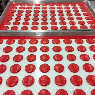 RED VELVET MACARONS PRODUCTION!!!