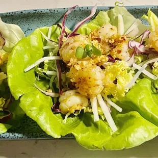 Shrimp Lettuce Wraps