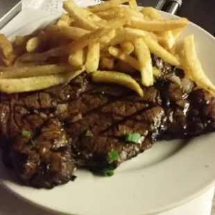 16 oz ribeye with two sides and a drink $20 on Saturday night 8 pm till