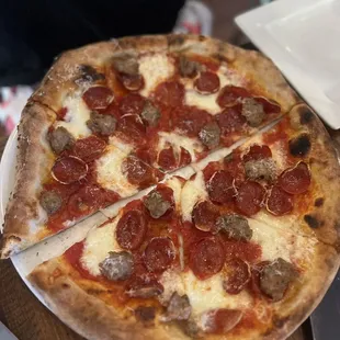 Pepperoni and Sicilian Sausage