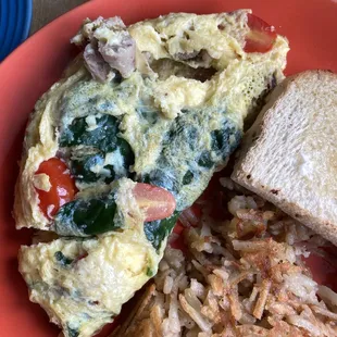 Sausage in the omelette - she said she couldn&apos;t
