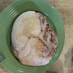 Huge cinnamon roll
