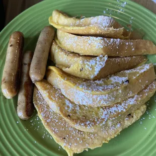 French toast &amp; fresh sausage