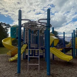A view of the monkey bars