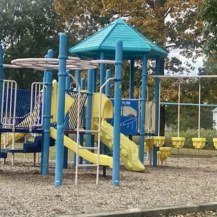 A view of the playground
