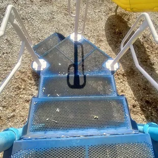 An example of what has seen the worst wear: the stairs