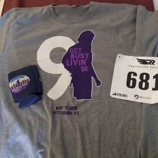 In town for 5k....