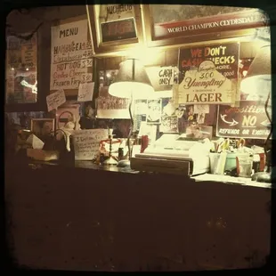 a man sitting at a bar
