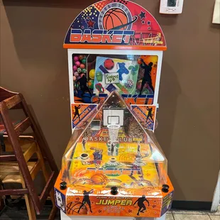 a basketball arcade machine