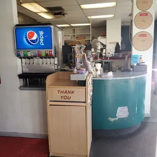 Soda...beer and wine