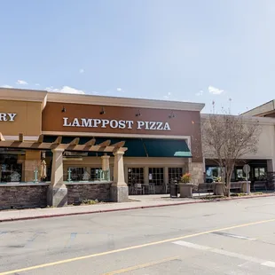 the front of the restaurant