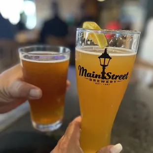 American Hefeweizen and corona honey blonde definitely love these !!