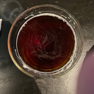 Rimpau Red...waiting an hour for pizza.