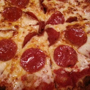 Pepperoni pizza.