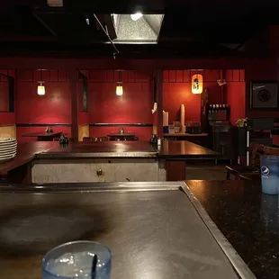 a view of the kitchen