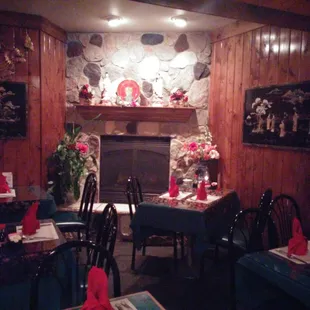 Fireplace perfect for winter