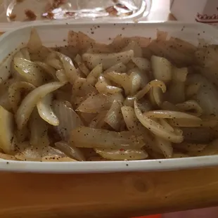 onions in a container