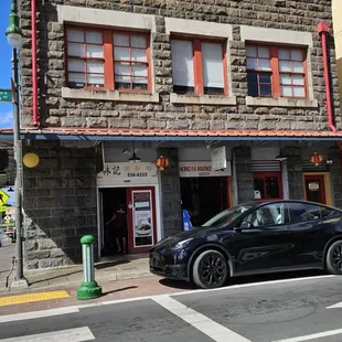 outside the restaurant