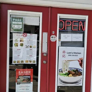 outside the restaurant