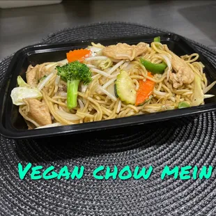 Vegan chow mein meat from verisoy