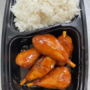 vegan sweet and sour drumsticks