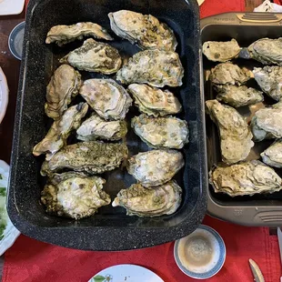 Oven baked oysters from Lam&apos;s