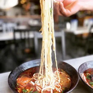 C3. Braised Beef Brisket Hand Pulled Noodle Soup