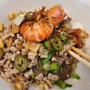 Hu tieu Lan Huong dac biet (kho)