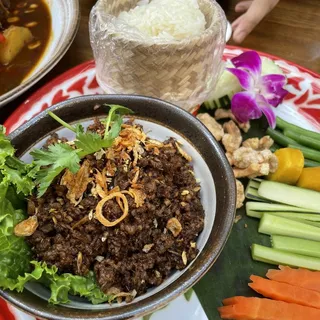 Larb kua Chiangmai(Must try)