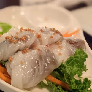 Dumpling with peanut filling