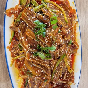 Braised pig ear