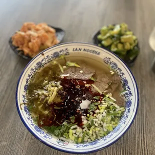MUSTARD GREEN BEEF NOODLE SOUP