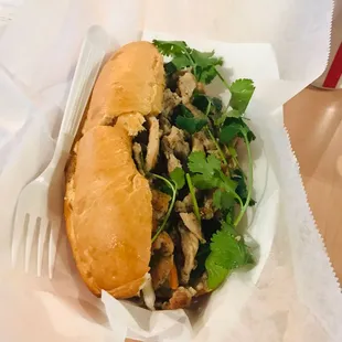 Grilled Chicken Banh Mi
