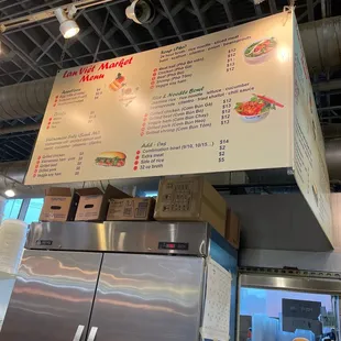 Menu and pricing as of 3/2/23