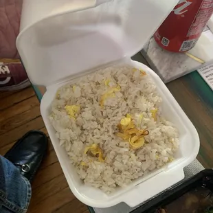 They even made a special fried rice for me.