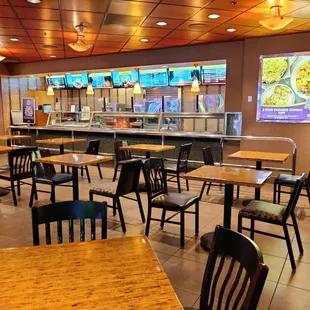 Before opening time - because it's usually crowded