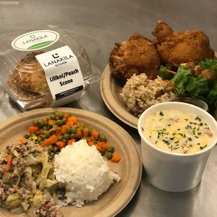 Scones, soup and cheap lunch plates!