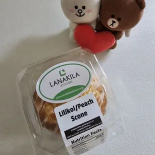 One box of 2 scones for $2.25 (tax included)