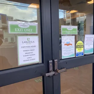 Hours. Parking in back are for worker even the 15 min parking.