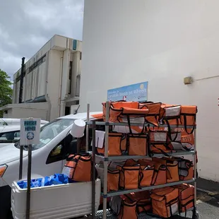 Meals on Wheels food delivery bags