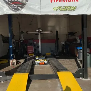 New state of the art alignment machine and new rack