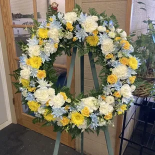 Sympathy wreath