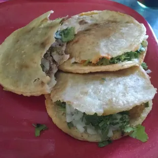 Getting me some Gorditas. They're rrally good!