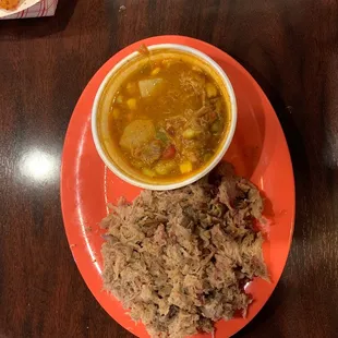 Pulled Pork Tray w/Brunswick Stew