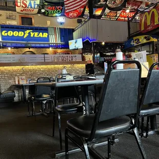 the interior of a restaurant
