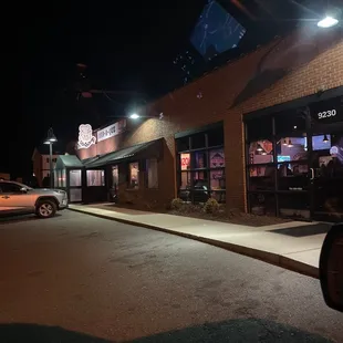 Front of the restaurant.