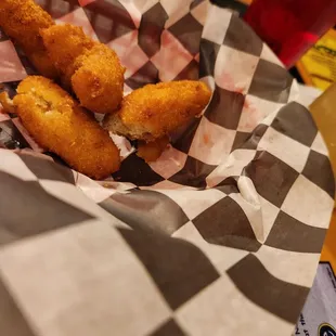 Hushpuppies after we ate quite a few