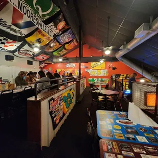 Upstairs dining area