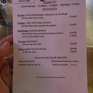 Menu!
