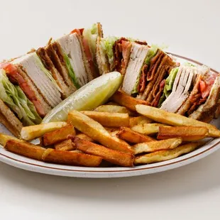 Three-Decker Club Royale Deluxe Sandwich